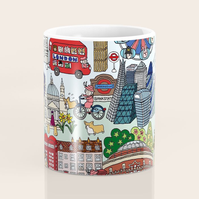 The Queen's London Day Out Coffee Mug Gallery Image 4