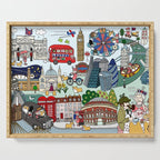 The Queen's London Day Out Serving Tray Gallery Image 1