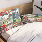 The Queen's London Day Out Pillow Sham Gallery Image 2