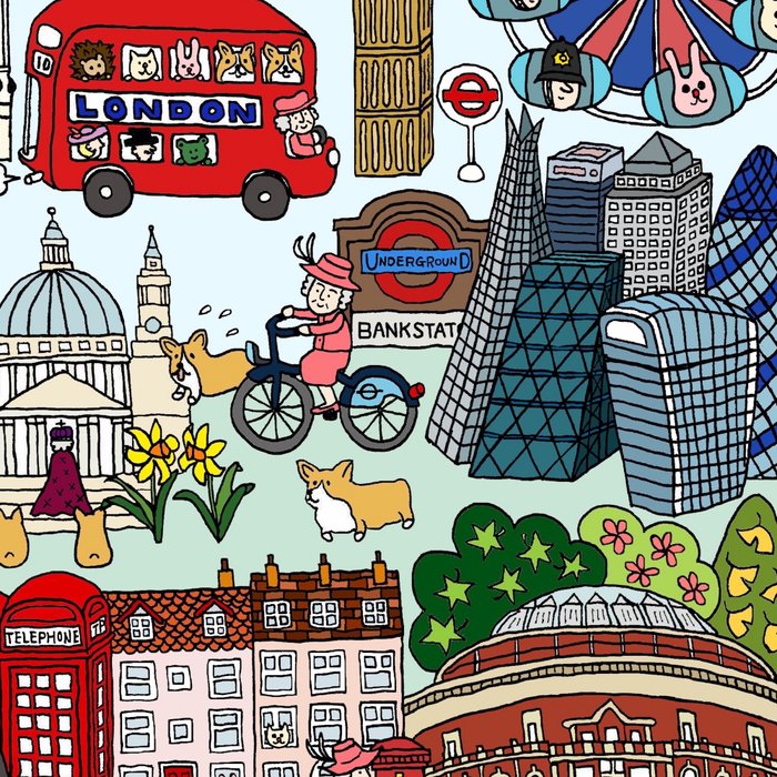 The Queen's London Day Out Coffee Mug Gallery Image 2