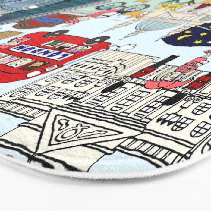 The Queen's London Day Out Bath Mat Gallery Image 3