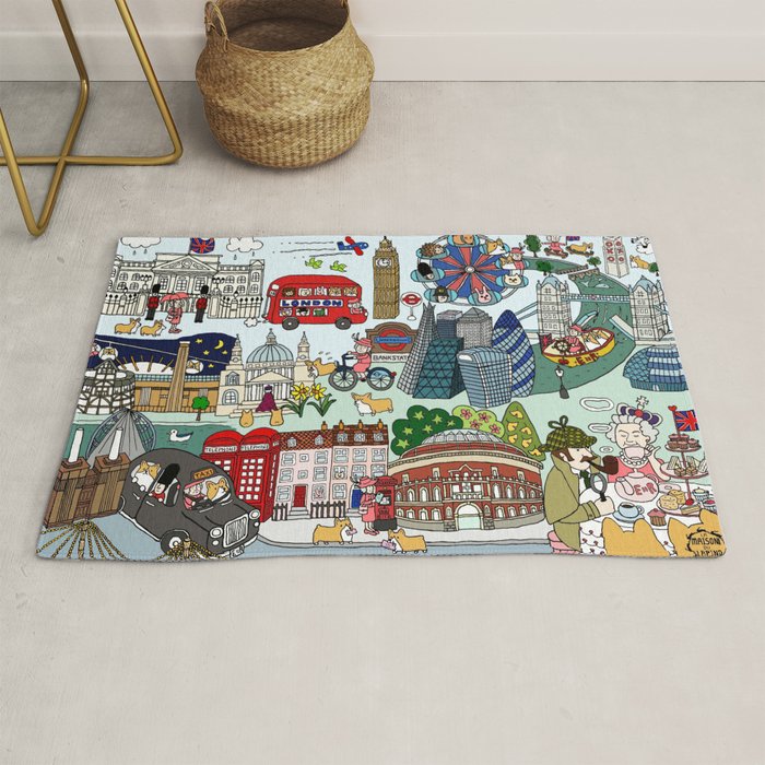 The Queen's London Day Out Rug Gallery Image 1