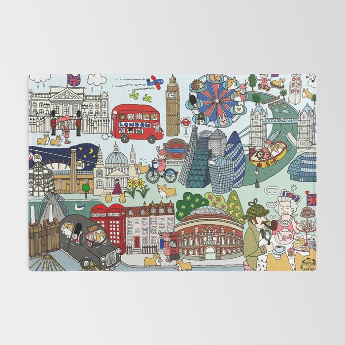 The Queen's London Day Out Rug Gallery Image 2