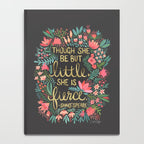 Little & Fierce on Charcoal Notebook Gallery Image 4