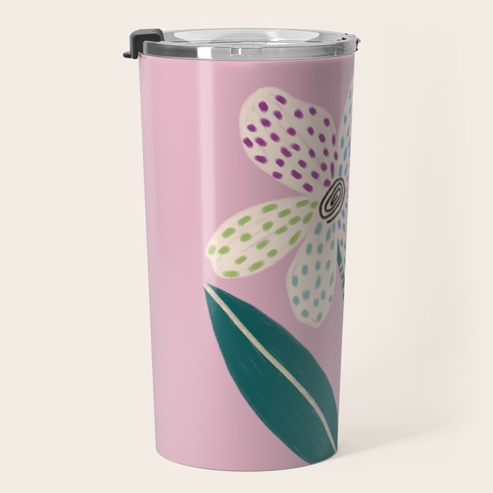 Single Flower Travel Mug Gallery Image 3