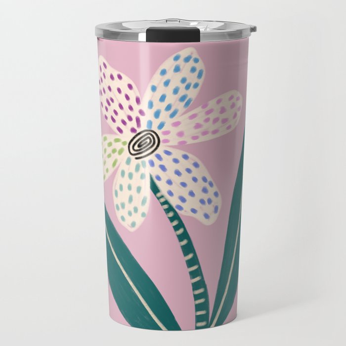 Single Flower Travel Mug Gallery Image 1
