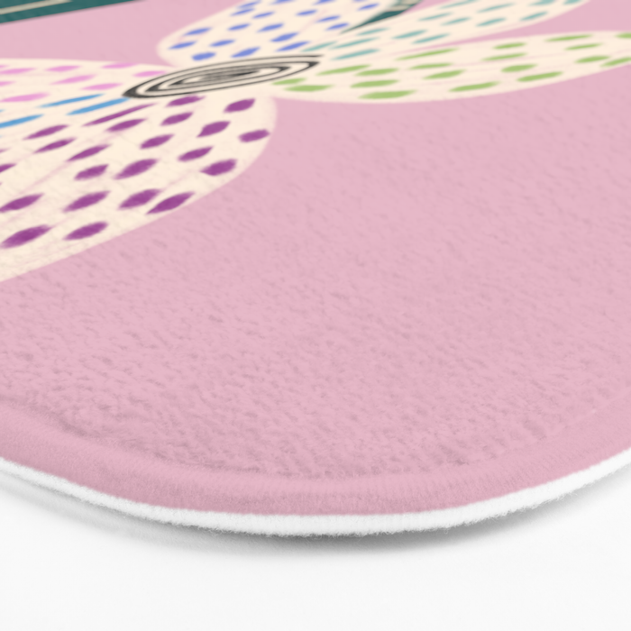 Single Flower Bath Mat Gallery Image 3