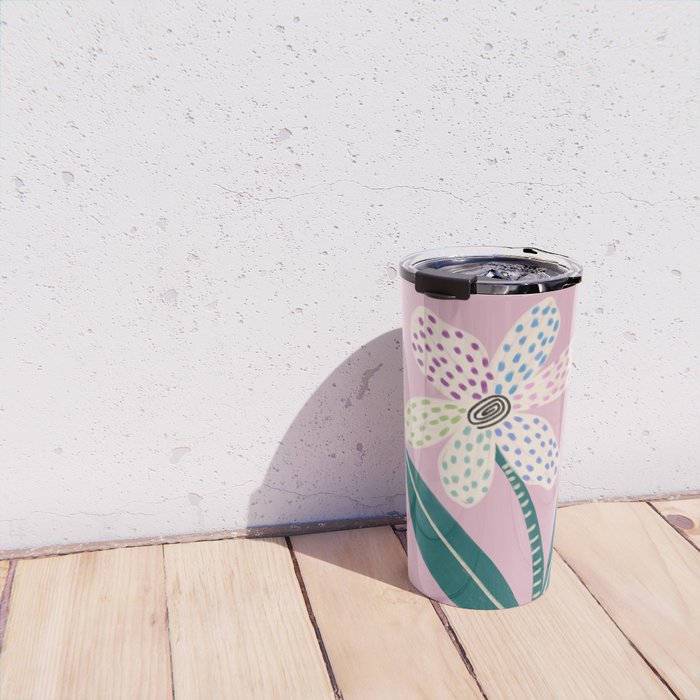 Single Flower Travel Mug Gallery Image 4