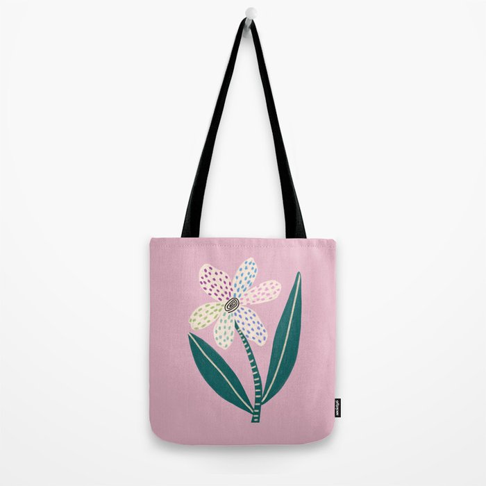 Single Flower Tote Bag Gallery Image 2