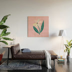 Single Flower Wood Wall Art Gallery Image 2
