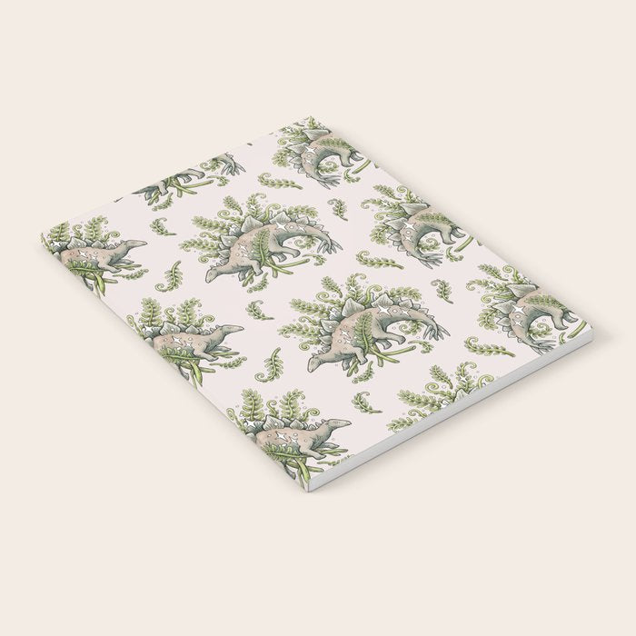 Stegosaurus & Ferns | Dinosaur Botanical Art Notebook Gallery Image 2