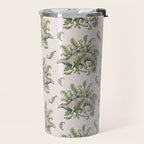 Stegosaurus & Ferns | Dinosaur Botanical Art Travel Mug Gallery Image 2