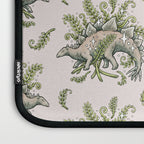 Stegosaurus & Ferns | Dinosaur Botanical Art Laptop Sleeve Gallery Image 3