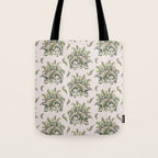 Stegosaurus & Ferns | Dinosaur Botanical Art Tote Bag Gallery Image 1