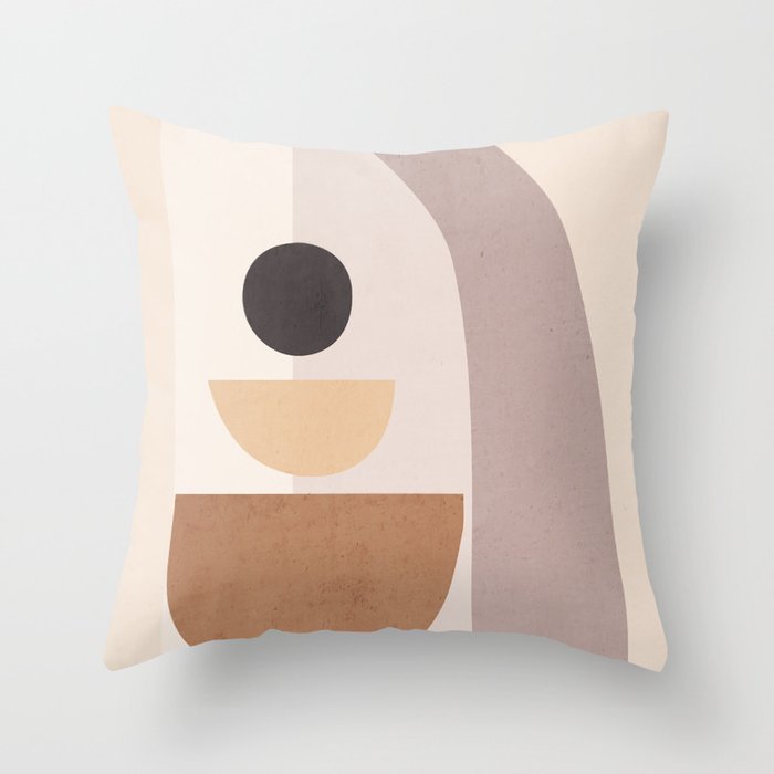 Abstract Art / Shapes 28 Throw Pillow Gallery Image 1