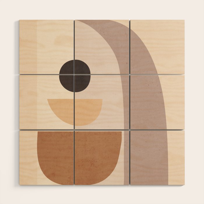 Abstract Art / Shapes 28 Wood Wall Art Gallery Image 1