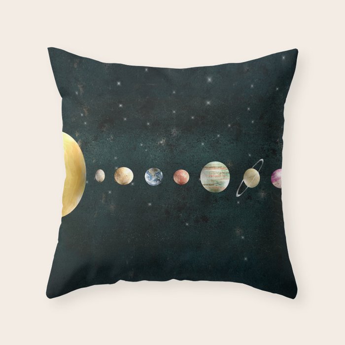 solar system Throw Pillow Gallery Image 6