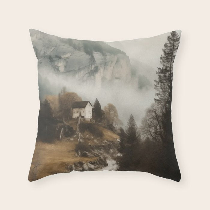 Forest Cottage I Throw Pillow Gallery Image 1