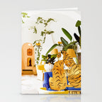 Tiger Reserve Villa | Bohemian Tropical Jungle Décor | Pastel Honeymoon Couple Love Wildlife Stationery Card Gallery Image 2