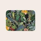 Vintage & Shabby Chic - Midnight Tropical Garden Blue Heron Bath Mat Gallery Image 1