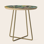 Vintage & Shabby Chic - Midnight Tropical Garden Blue Heron Side Table Gallery Image 1