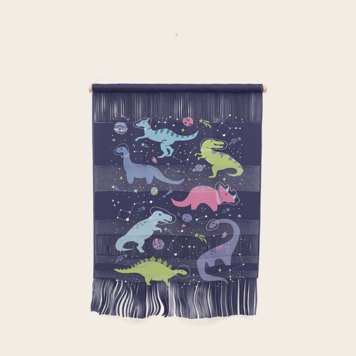 Dinosaurs in Space Wall Hanging Gallery Image 1
