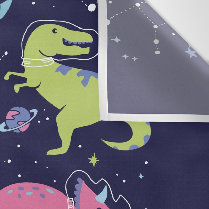 Dinosaurs in Space Wall Tapestry Gallery Image 3
