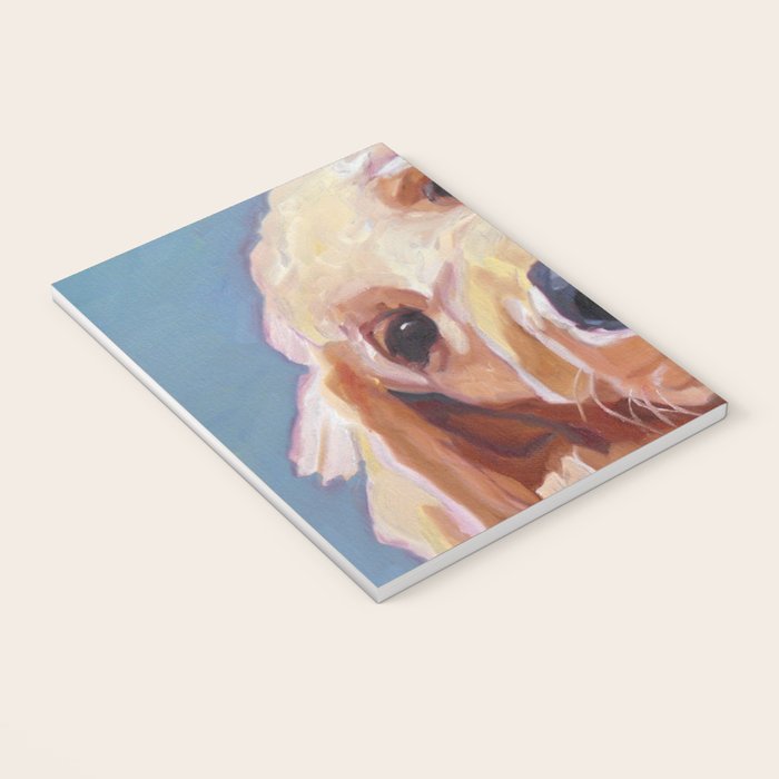 Golden Retriever Puppy Original Oil Painting Notebook Gallery Image 3