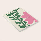 Fun Fern and pink poppy  Notebook Gallery Image 3
