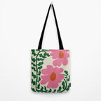 Fun Fern and pink poppy  Tote Bag Gallery Image 2