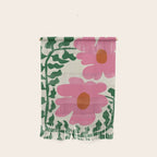 Fun Fern and pink poppy  Wall Hanging Gallery Image 1