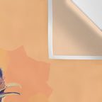 Desert Song - Roadrunner Illustration Wall Tapestry Gallery Image 3