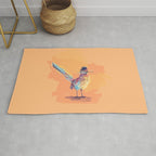 Desert Song - Roadrunner Illustration Rug Gallery Image 1