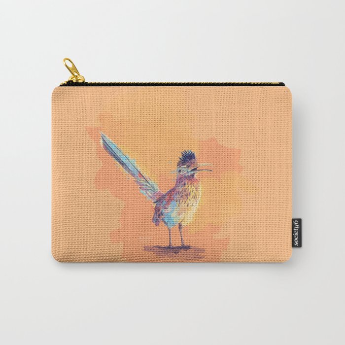Desert Song - Roadrunner Illustration Carry All Pouch Gallery Image 1