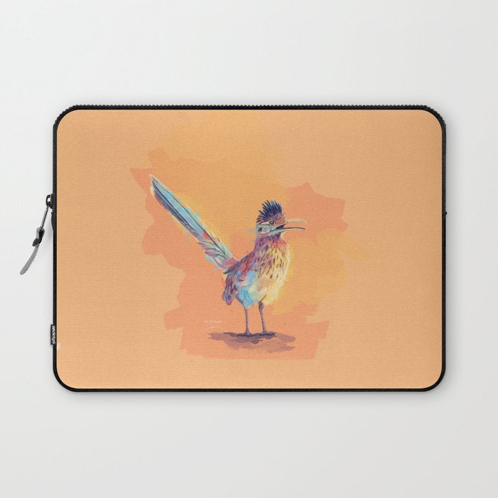 Desert Song - Roadrunner Illustration Laptop Sleeve Gallery Image 1