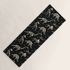 Dinosaur Fossils on Black Yoga Mat Gallery Image 1