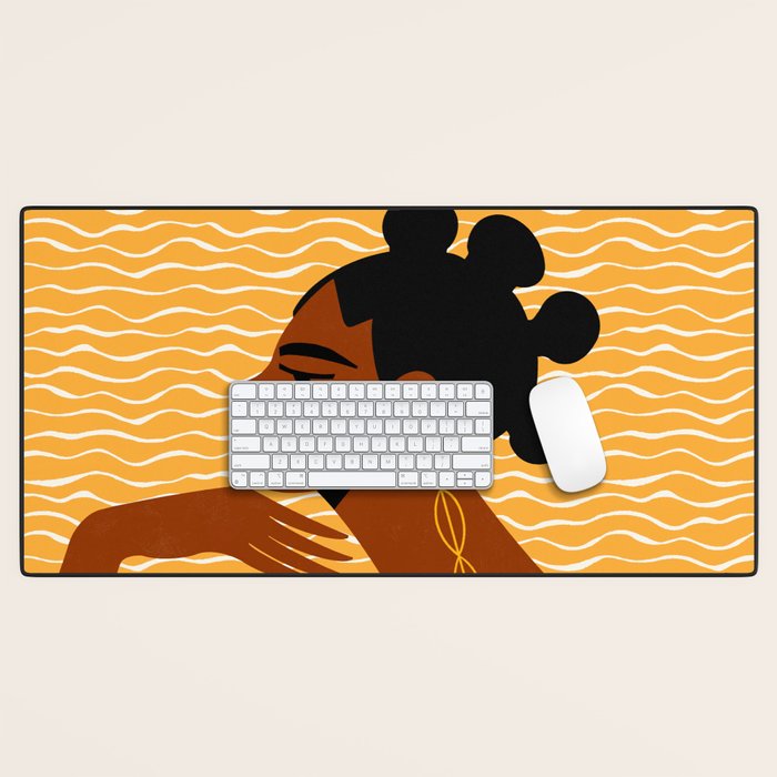 A Wavy Vibe Desk Mat Gallery Image 1