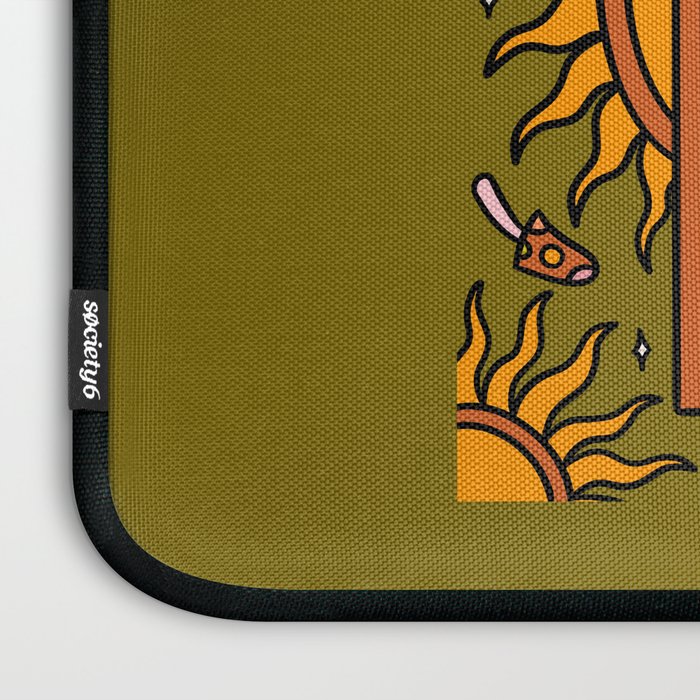 19. Sun Tarot Mushroom Laptop Sleeve Gallery Image 3