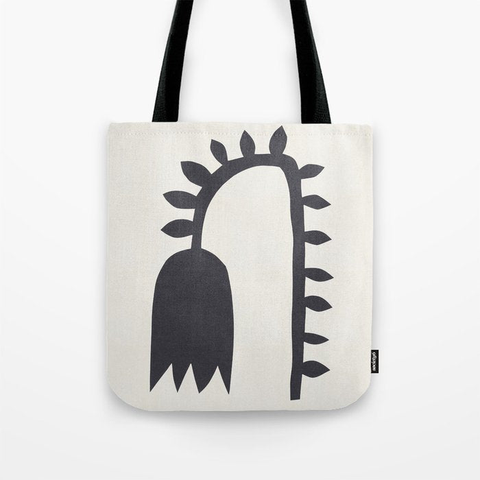 Black Tulip #1 - 1/5 Tote Bag Gallery Image 1