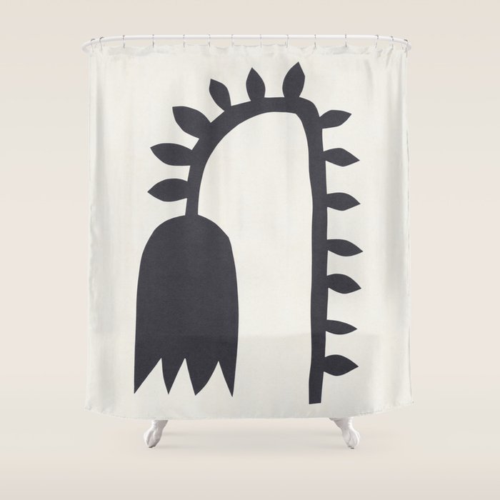 Black Tulip #1 - 1/5 Shower Curtain Gallery Image 1
