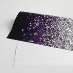 Dark Night Purple Black Silver Glitter #1 (Faux Glitter) #shiny #decor #art #society6 Wrapping Paper Gallery Image 2
