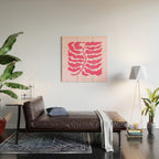 Wild Ferns: Wine Edition Wood Wall Art Gallery Image 2