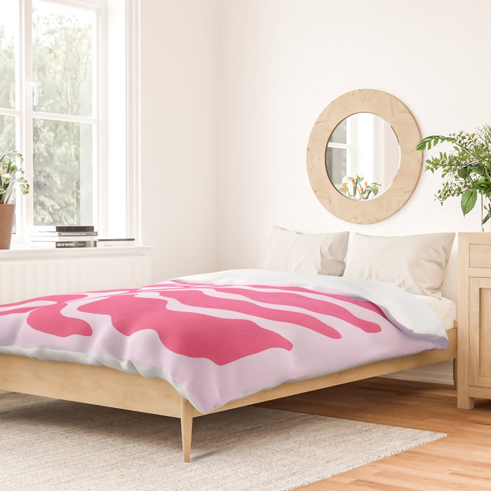 Wild Ferns: Wine Edition Duvet Cover Gallery Image 2