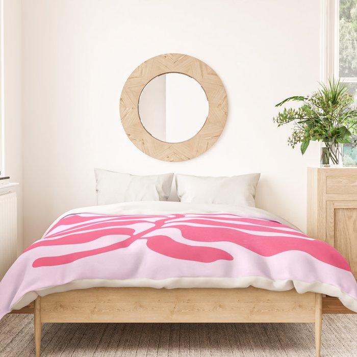 Wild Ferns: Wine Edition Duvet Cover Gallery Image 3