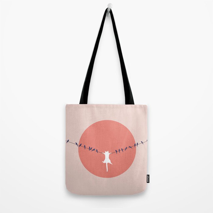 Cat Landscape 40 Tote Bag Gallery Image 2
