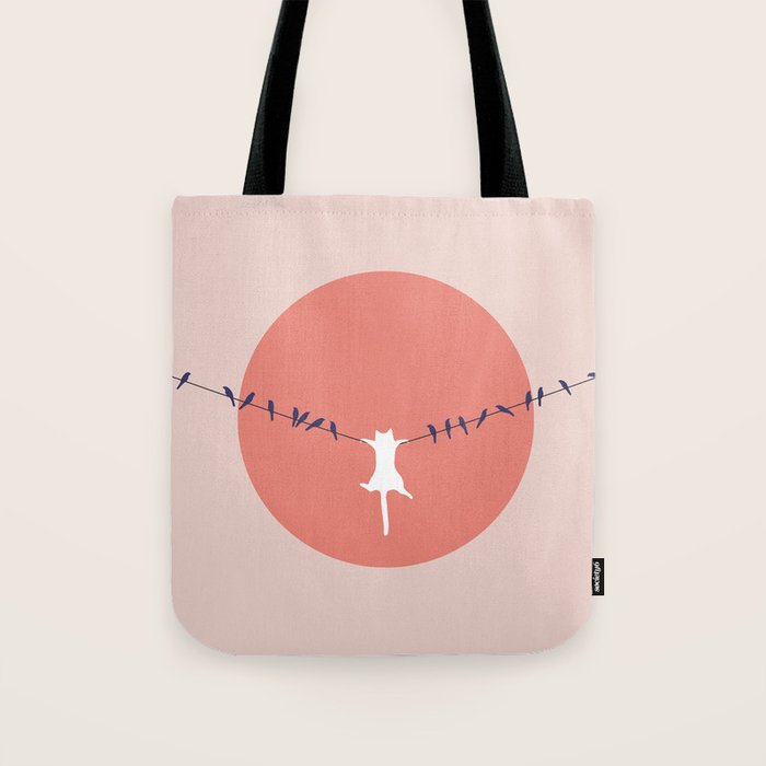 Cat Landscape 40 Tote Bag Gallery Image 1