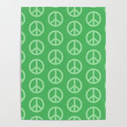 Peace Symbols - Green Poster Gallery Image 4