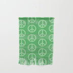 Peace Symbols - Green Wall Hanging Gallery Image 1