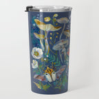 Goliath Beetle Mushroom Garden Travel Mug Gallery Image 3