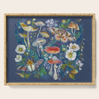 Goliath Beetle Mushroom Garden Serving Tray Gallery Image 1